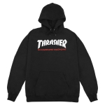 THRASHER HOOD TWO TONE SKATE MAG BLACK