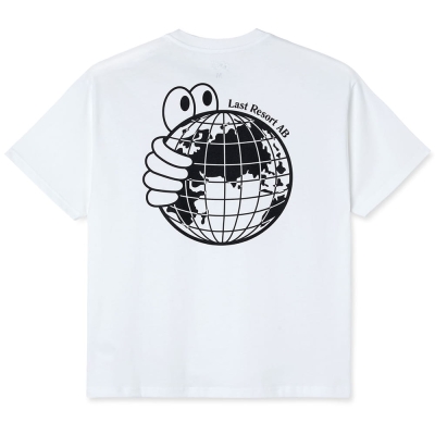 LAST RESORT AB WORLD TEE WHITE