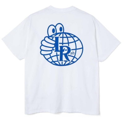 LAST RESORT AB ATLAS MONOGRAM TEE WHITE