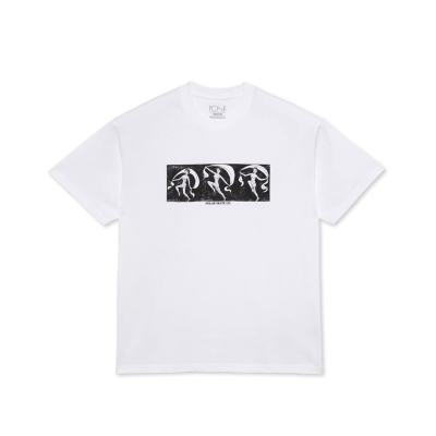 POLAR SKATE CO. DANCING LADY TEE WHITE