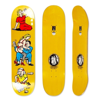 POLAR SKATE CO. OSKAR ROZENBERG - THE COUNT - BLACK 8.25" (1) (1) (1) (1) (1) (1) (1) (1)